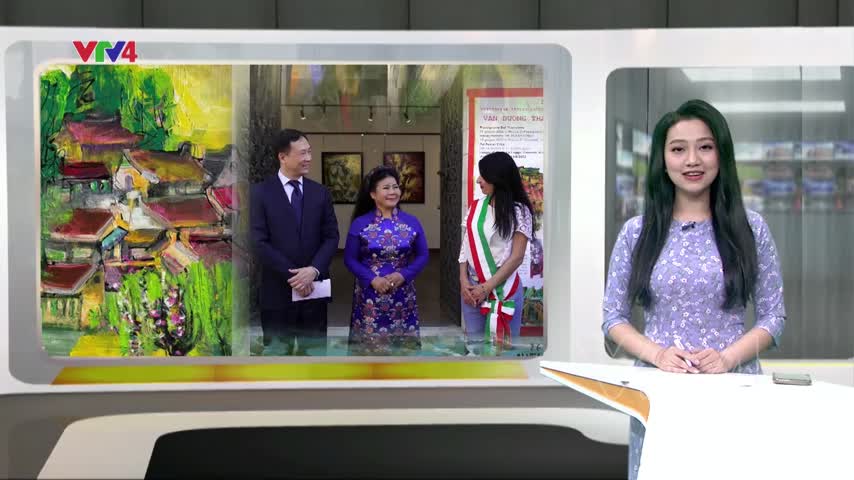 Triển lãm tranh của hai nữ họa sỹ Pháp gốc Việt tại Paris