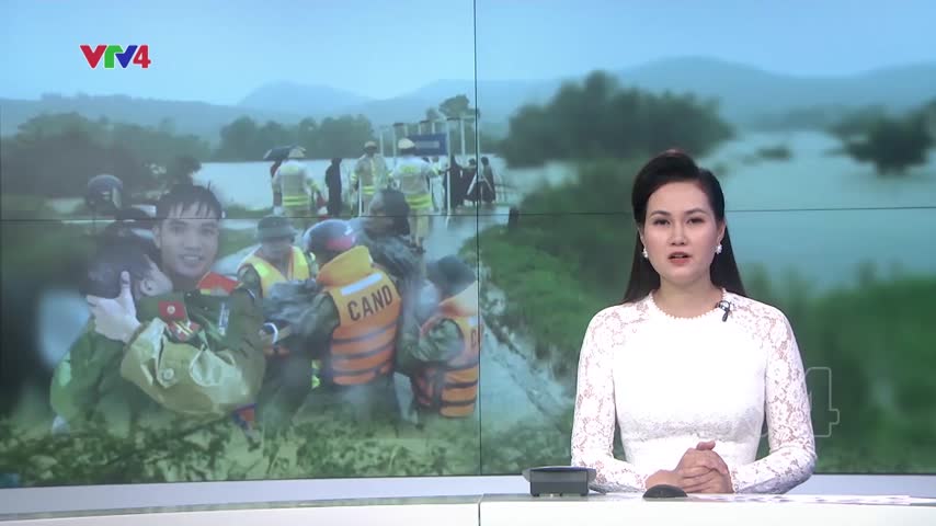 Công an nỗ lực ứng cứu nhân dân trong lũ