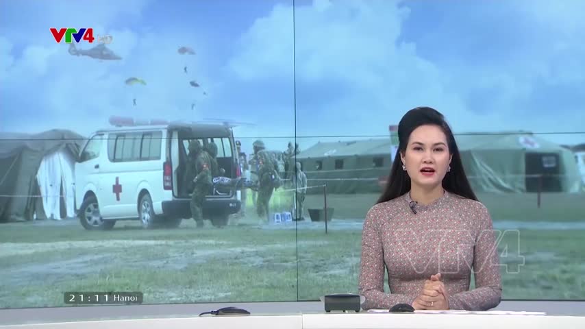 Quân đội Việt Nam - Campuchia tập trận chung cứu hộ cứu nạn