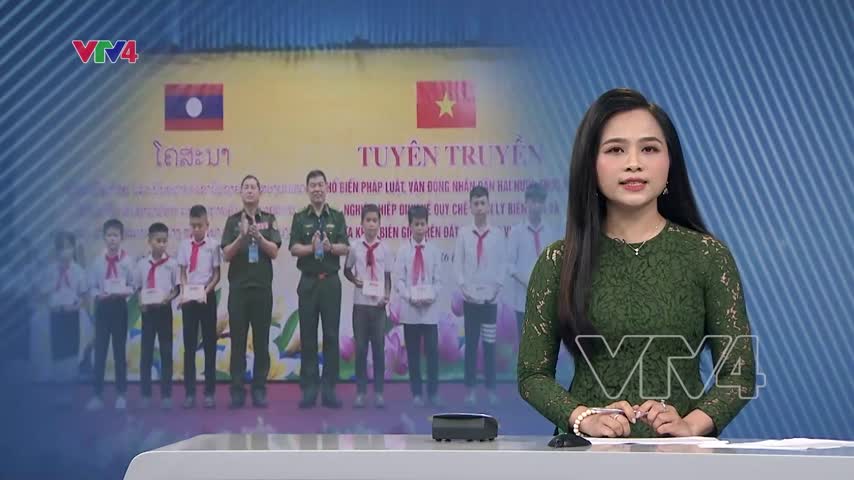 Giao lưu sỹ quan biên phòng hai nước Việt Nam - Lào
