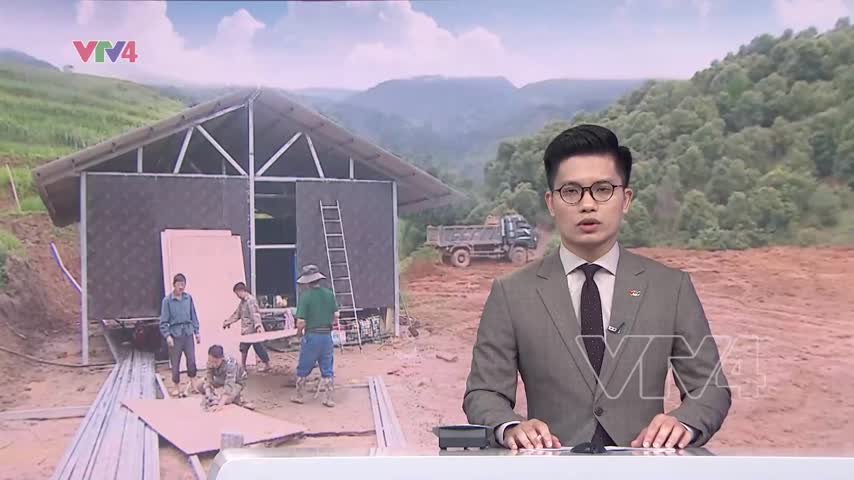 Dựng nhà cho người dân vùng lũ