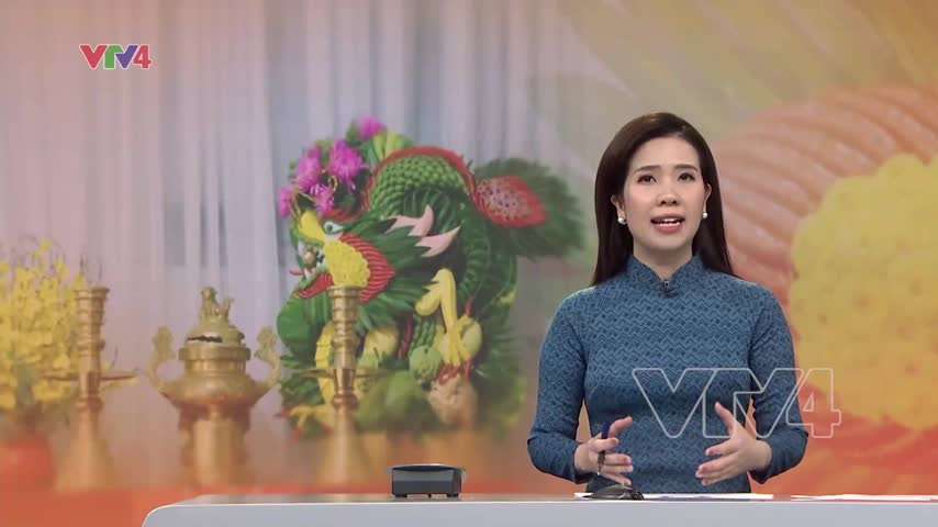Độc đáo mâm ngũ quả hình Rồng