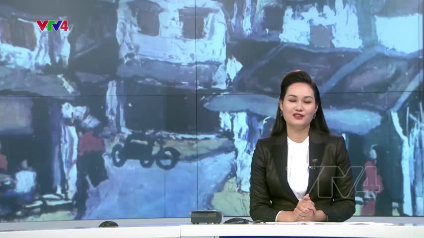 Tranh Bùi Xuân Phái qua công nghệ 3D Mapping
