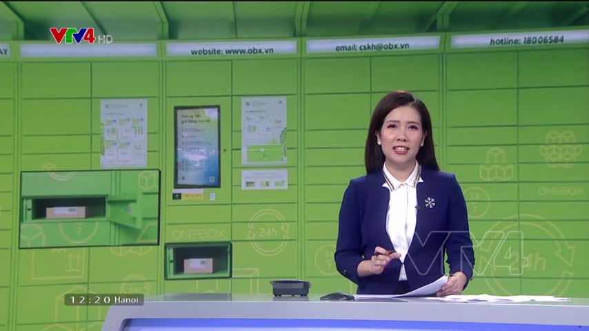 Tủ khóa thông minh hỗ trợ giao nhận đồ