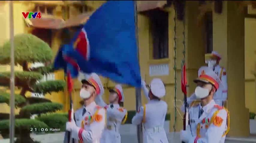 Lễ thượng cờ ASEAN kỷ niệm 55 năm Ngày thành lập