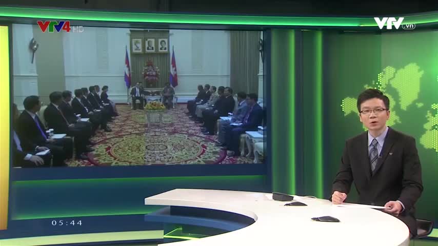 Lãnh đạo Campuchia tiếp đoàn đại biểu cấp cao thành ủy Thành phố Hồ Chí Minh