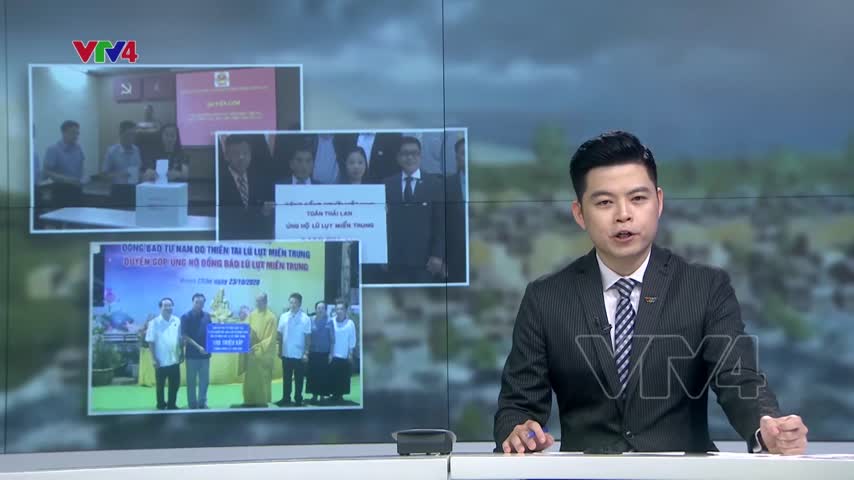 Ủng hộ người dân vùng lũ khắc phục khó khăn
