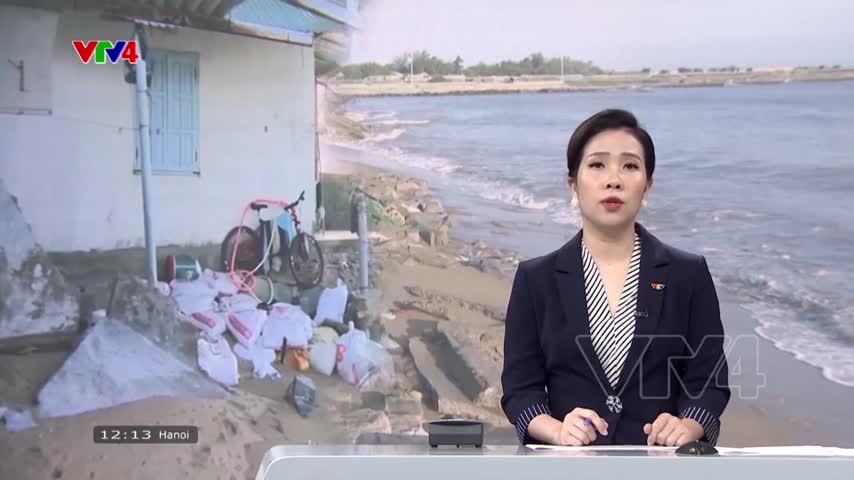 Biển xâm thực đe dọa nhiều khu dân cư