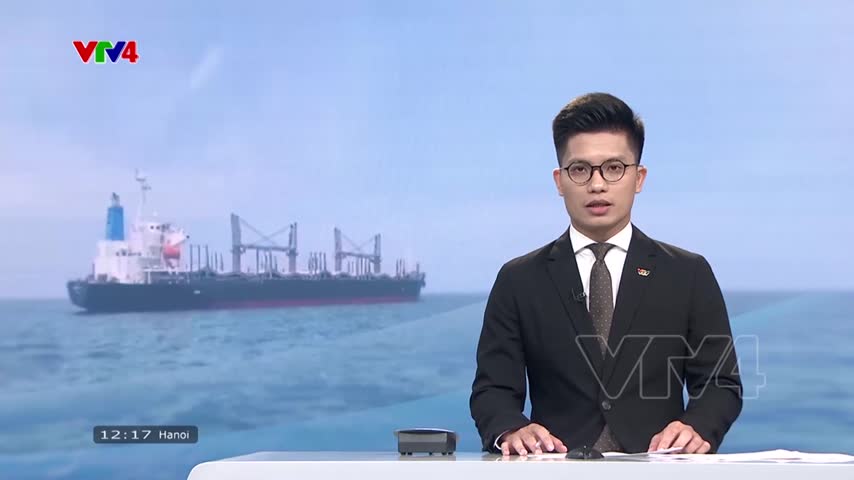 Cứu hộ tàu nước ngoài mắc cạn tại biển Bình Thuận