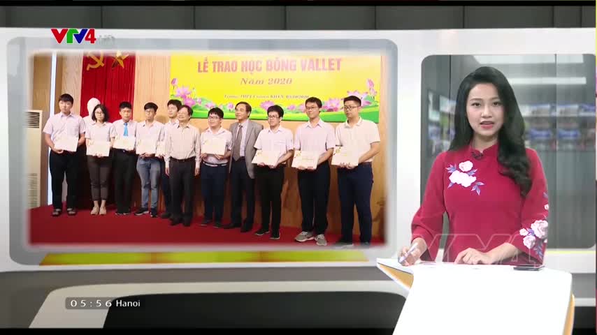 Trao học bổng Vallet cho học sinh, sinh viên xuất sắc
