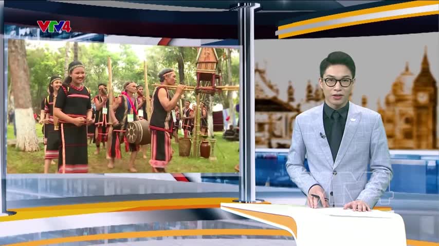 Độc đáo chiêng tre của đồng bào Bana